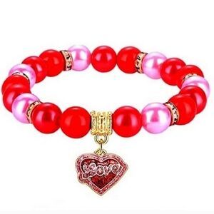Valentine's Day Heart Stretch Bracelet